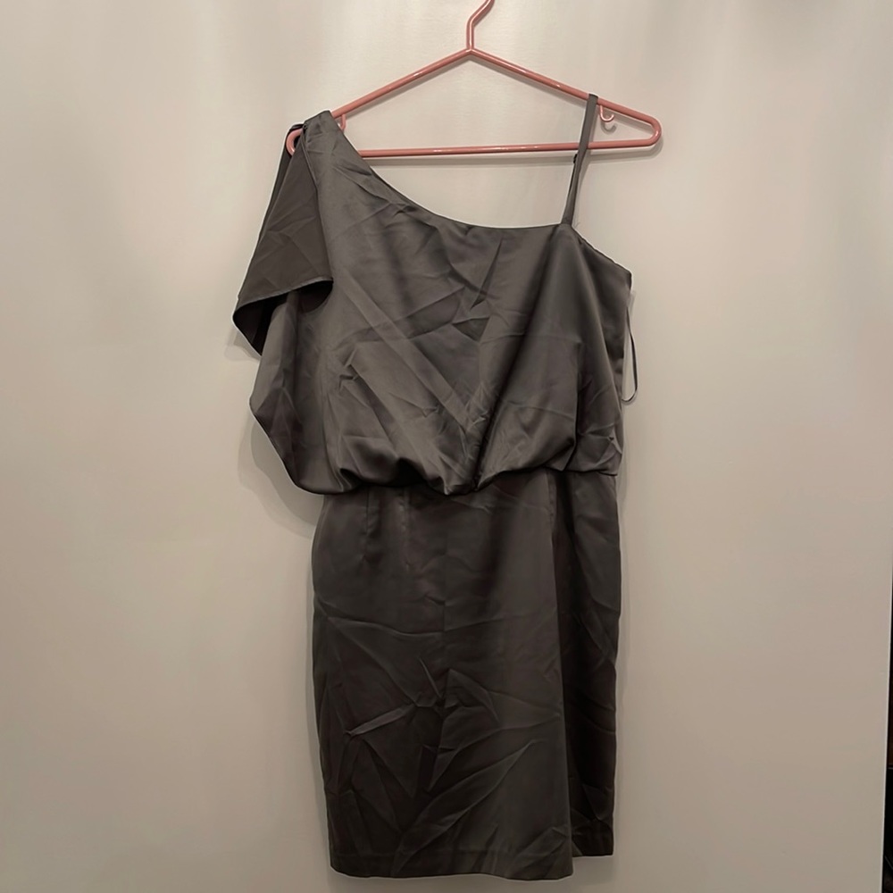 Grey Satin dress